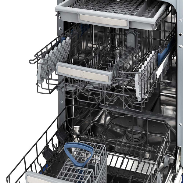 Three racks on ZLINE dishwasher detail